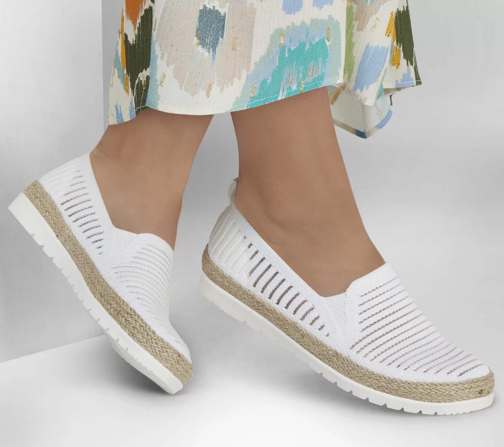 Frauen SKECHERS *Bobs Flexpadrille 3.0 - Sparkling Sky