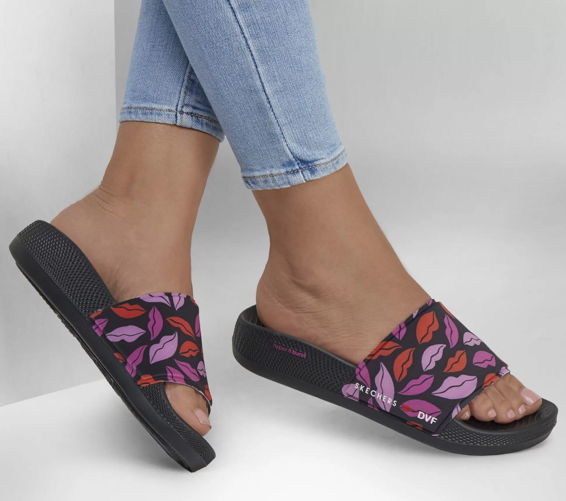 Frauen SKECHERS *Dvf: Hyper Slide - Sky Gloss