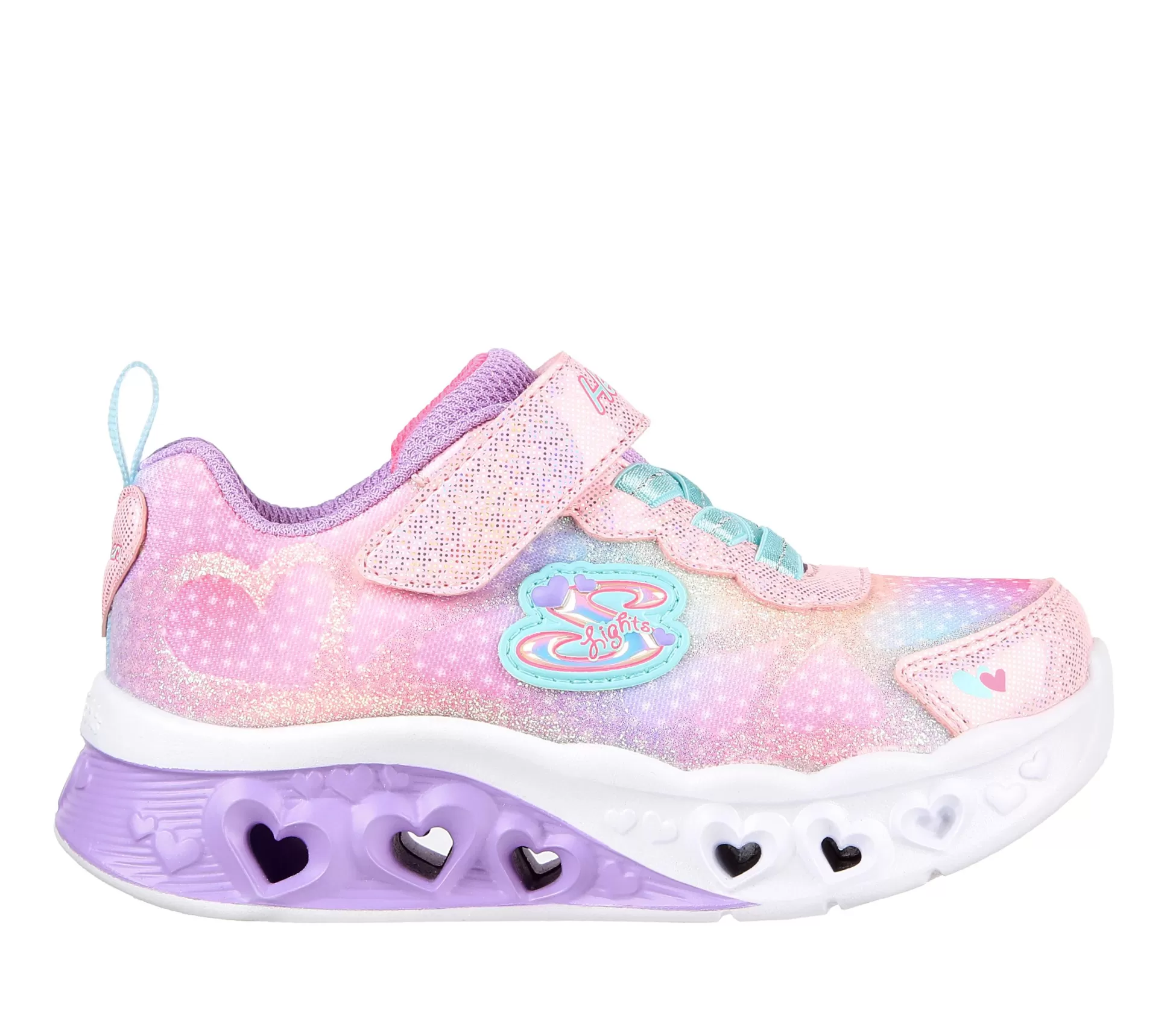 Kind SKECHERS Slip-Ons*Flutter Heart Lights - Simply Love