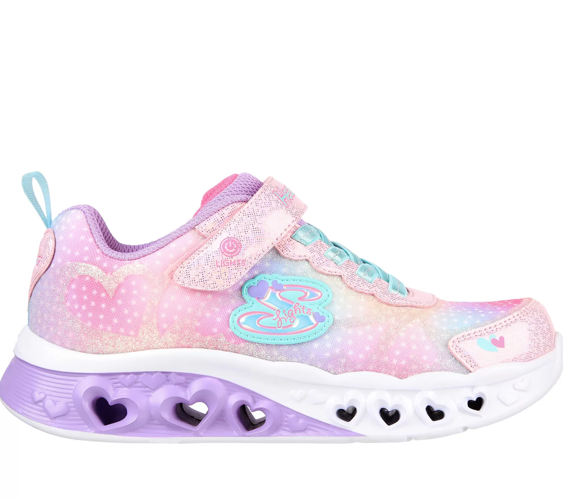 Kind SKECHERS Slip-Ons*Flutter Heart Lights - Simply Love
