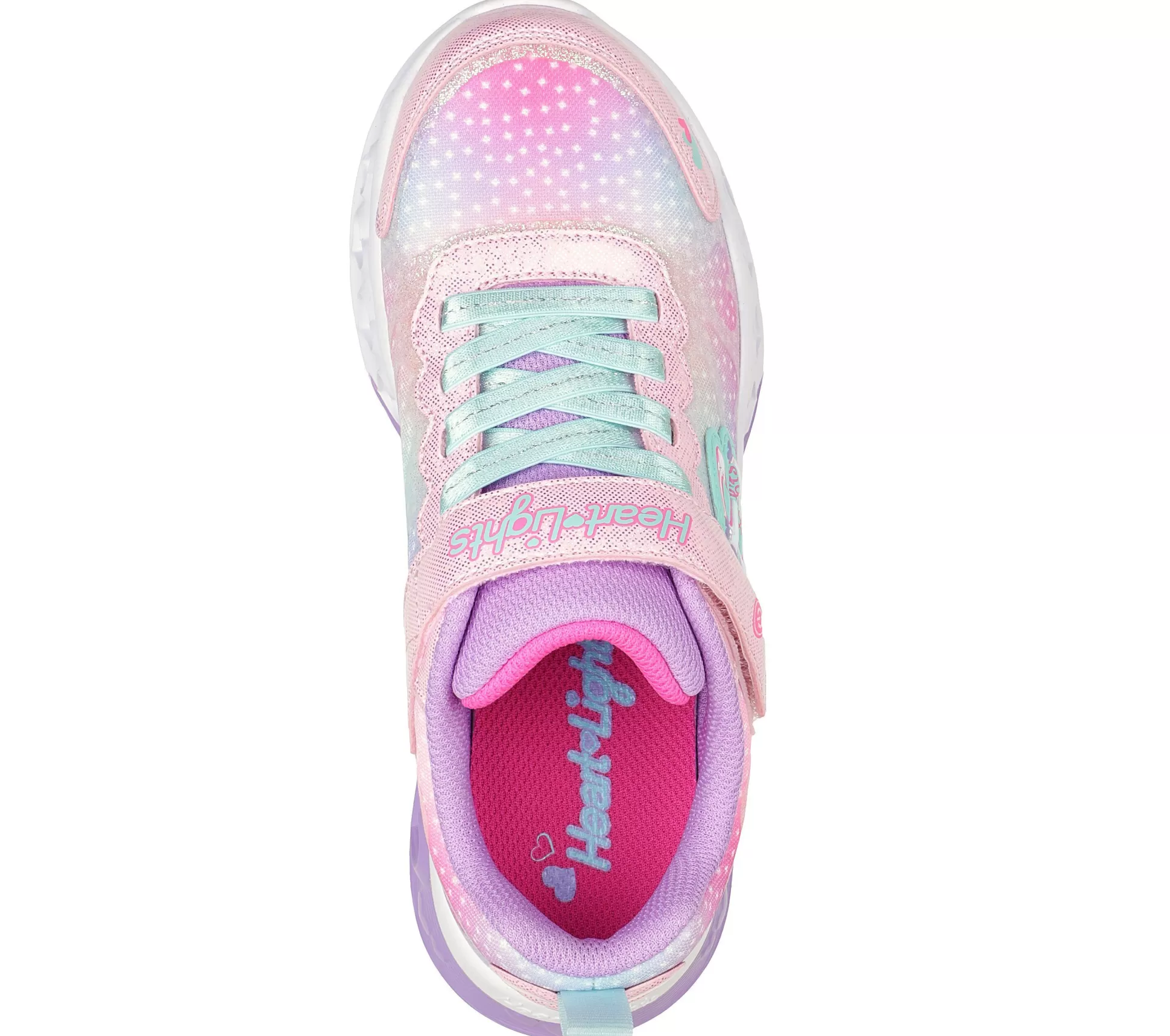 Kind SKECHERS Slip-Ons*Flutter Heart Lights - Simply Love