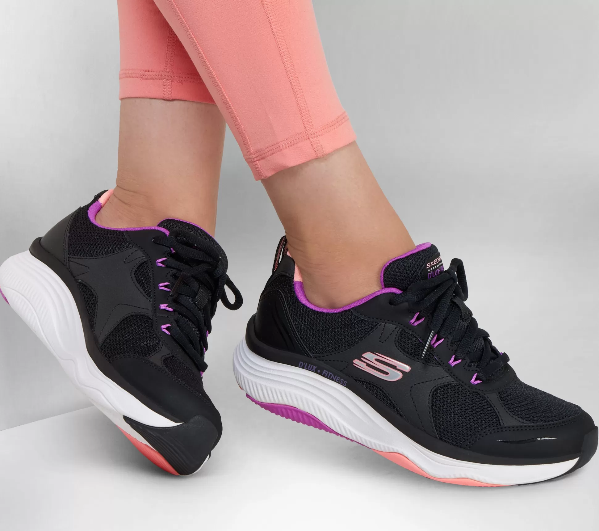Frauen SKECHERS *Relaxed Fit: D'Lux Fitness - Perfect Timing