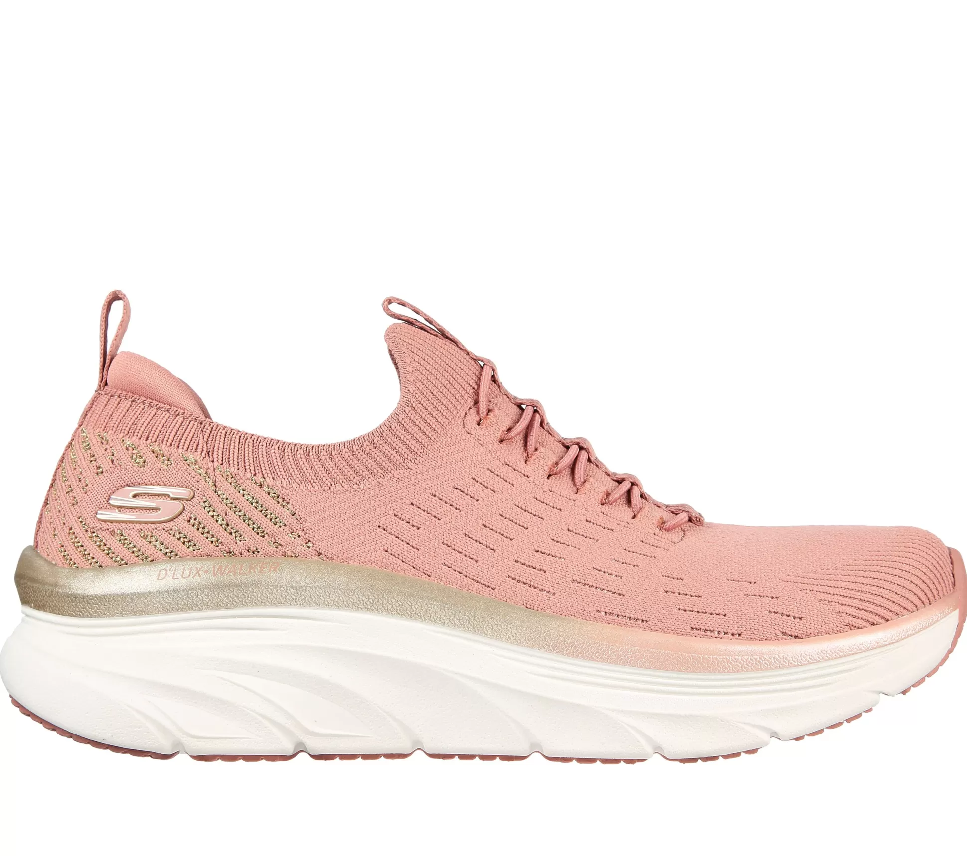 Frauen SKECHERS *Relaxed Fit: D'Lux Walker - Let It Glow