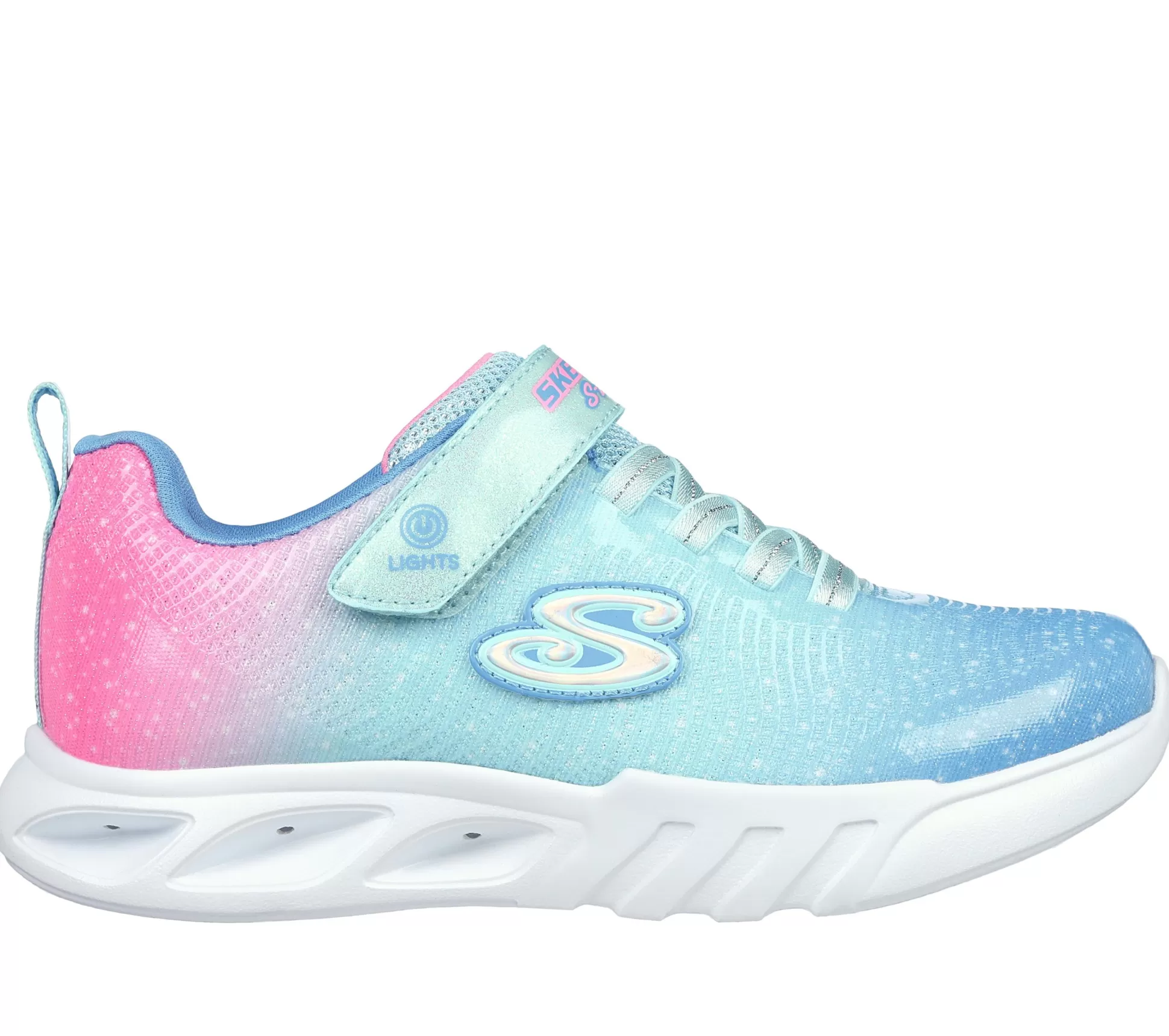 Kind SKECHERS Schnrer*S Lights: Flicker Flash - Ombre Dreamer