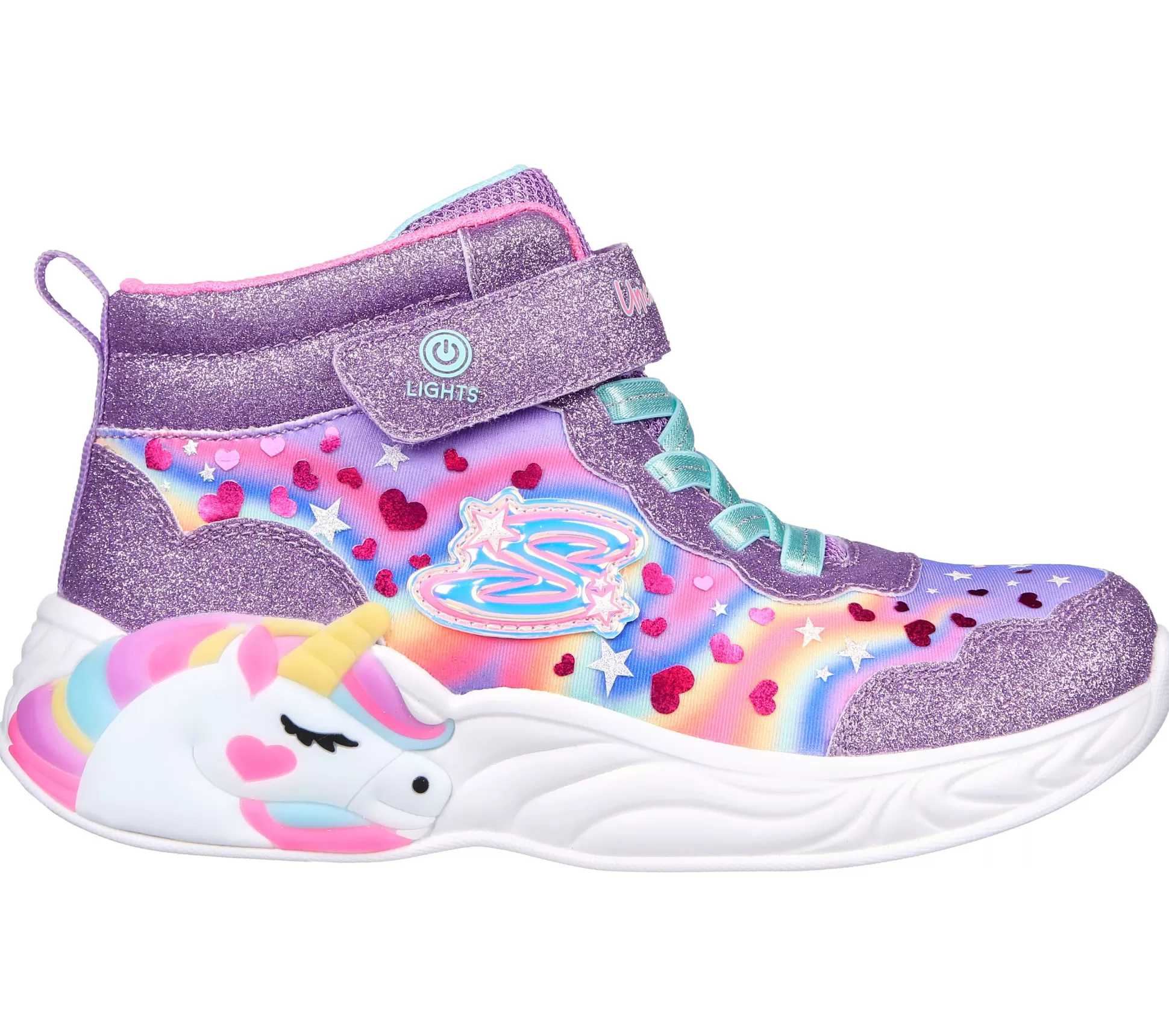 Kind SKECHERS Slip-Ons*S Lights: Unicorn Dreams - Magical Dreamer