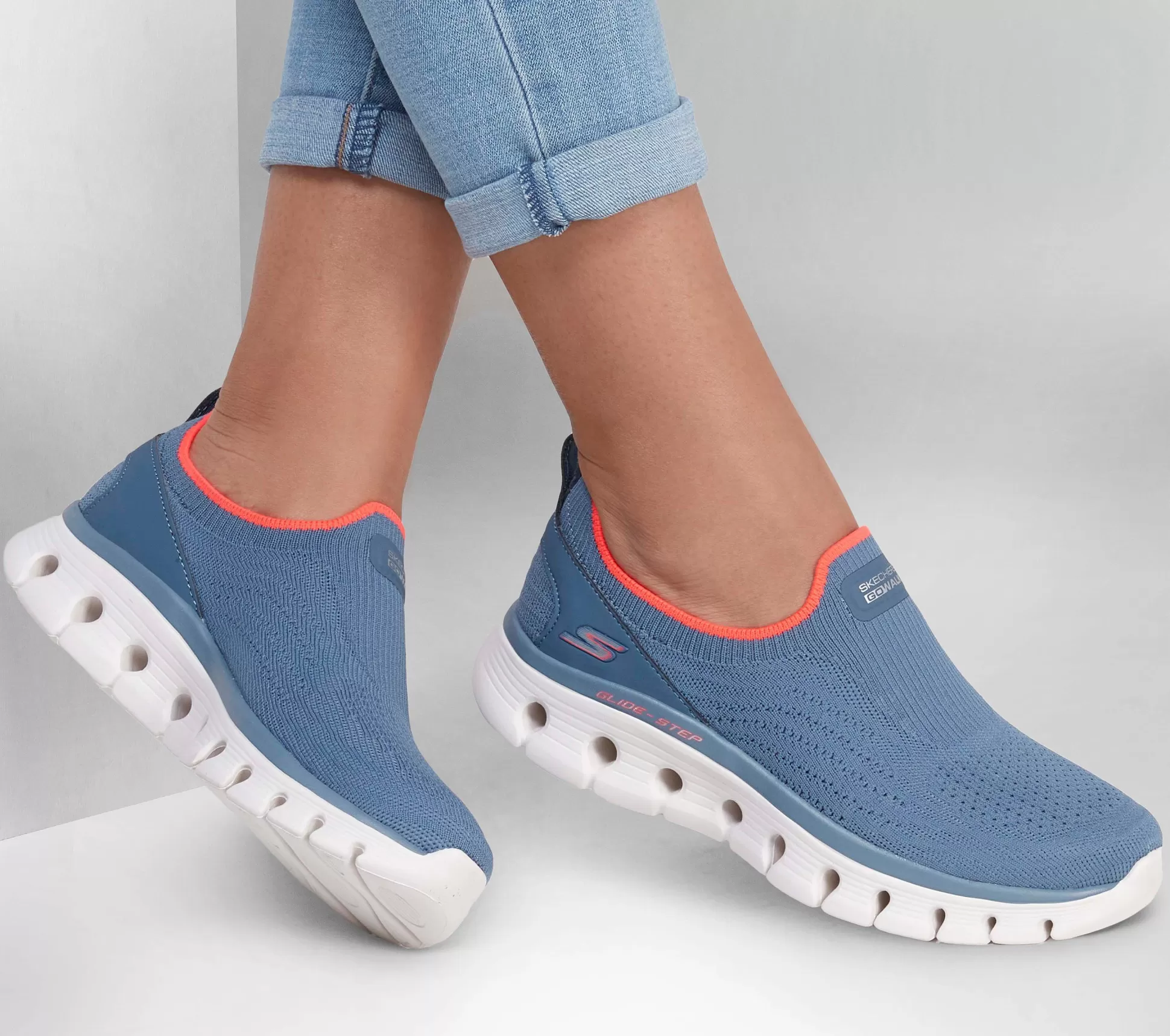 Frauen SKECHERS * Go Walk Glide-Step Flex - Dazzling Joy