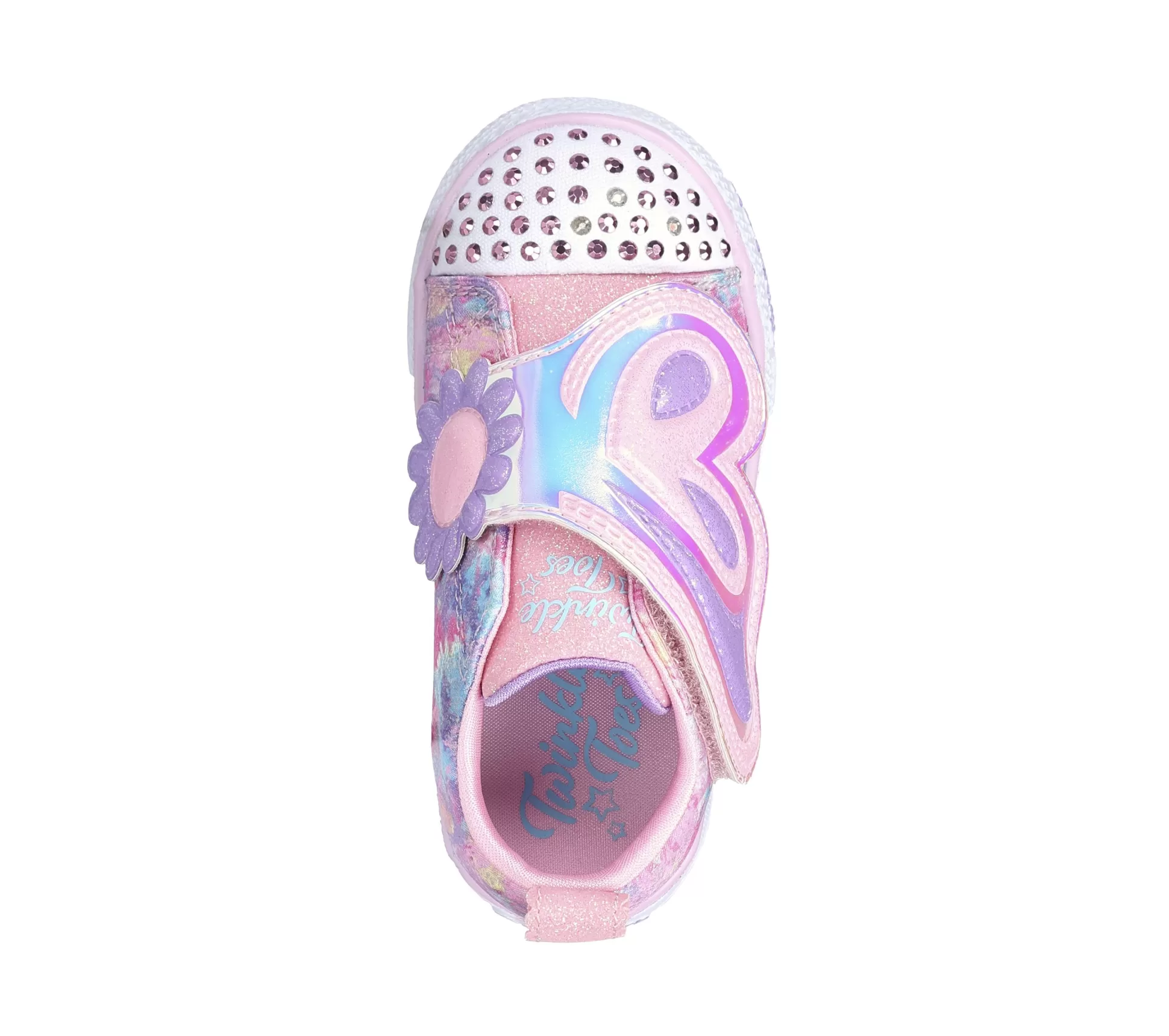 Kind SKECHERS Slip-Ons*Twinkle Toes: Shuffle Lite - Butterfly Swirl
