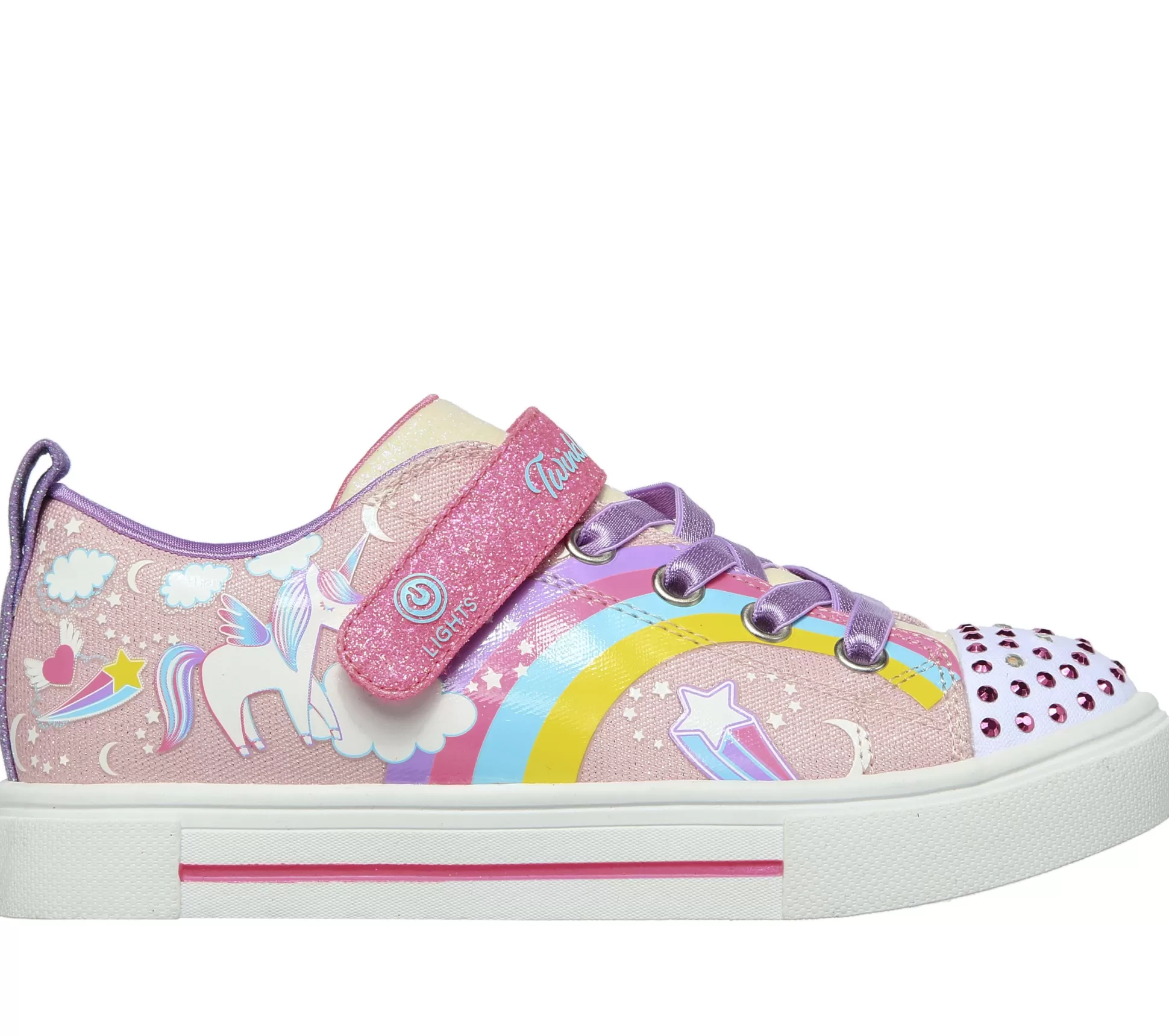 Kind SKECHERS Light Up*Twinkle Toes: Twinkle Sparks - Unicorn Charmed