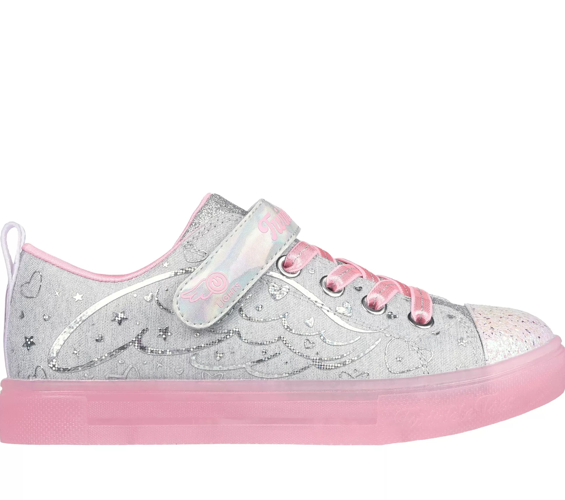 Kind SKECHERS Slip-Ons*Twinkle Toes: Twinkle Sparks Ice - Heather Magic