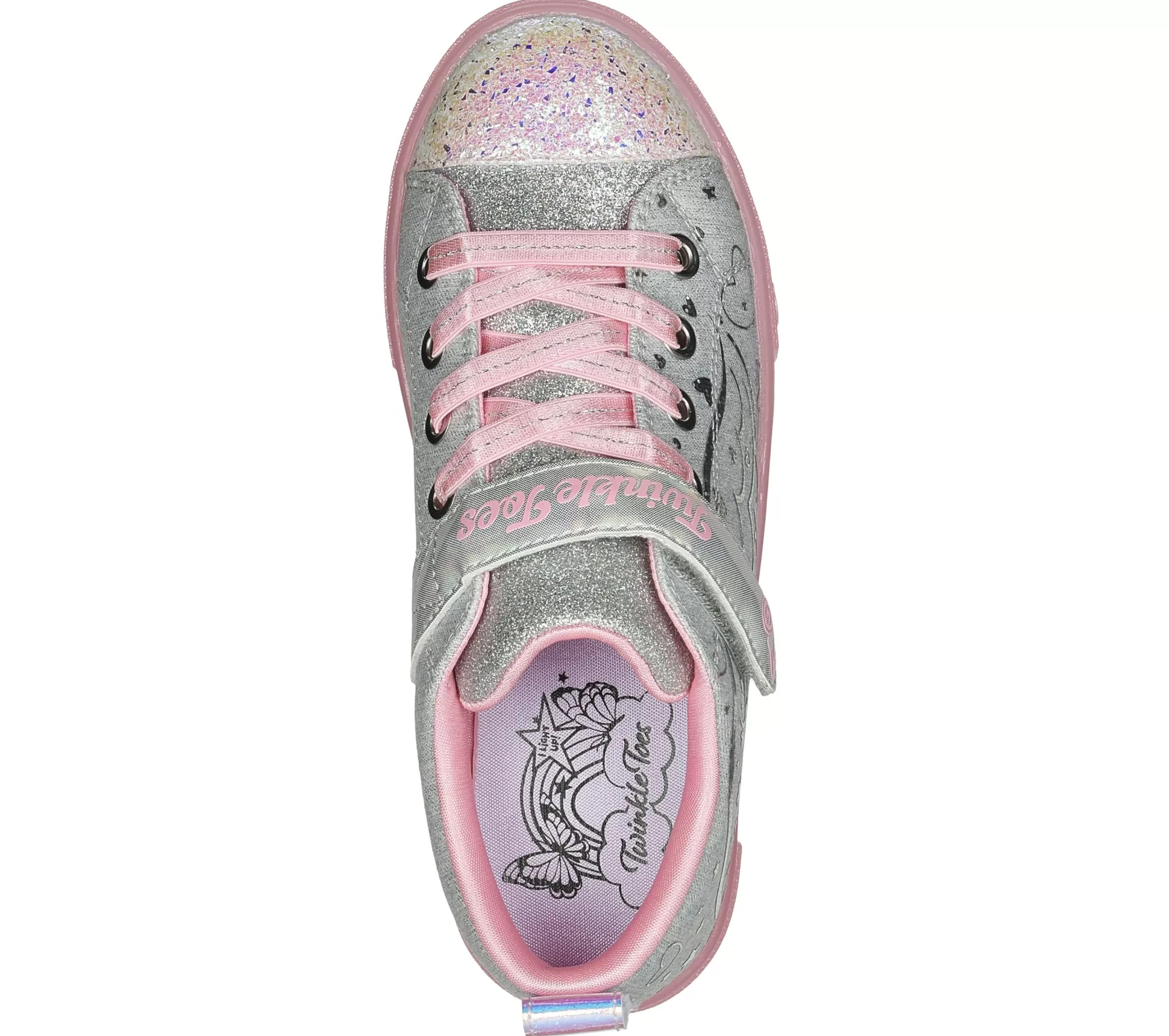 Kind SKECHERS Slip-Ons*Twinkle Toes: Twinkle Sparks Ice - Heather Magic