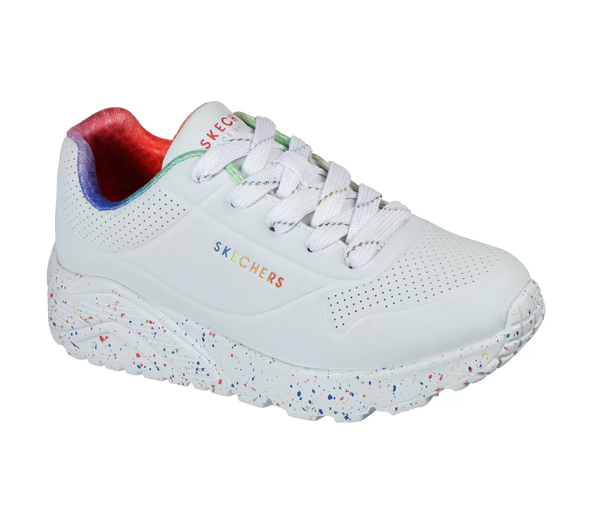 Kind SKECHERS Schnrer*Uno Lite - Rainbow Speckle